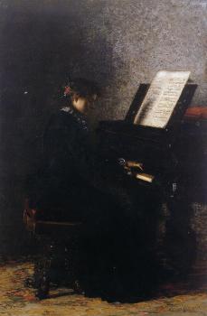托馬斯 伊肯斯 Elizabeth at the Piano